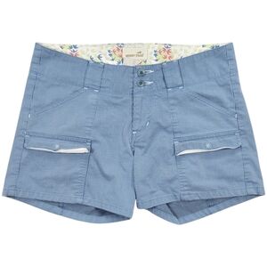 Horny Toad Shorts Womens 4 Blue Outdoor Hiking Organic Pockets Beach 4" Inseam